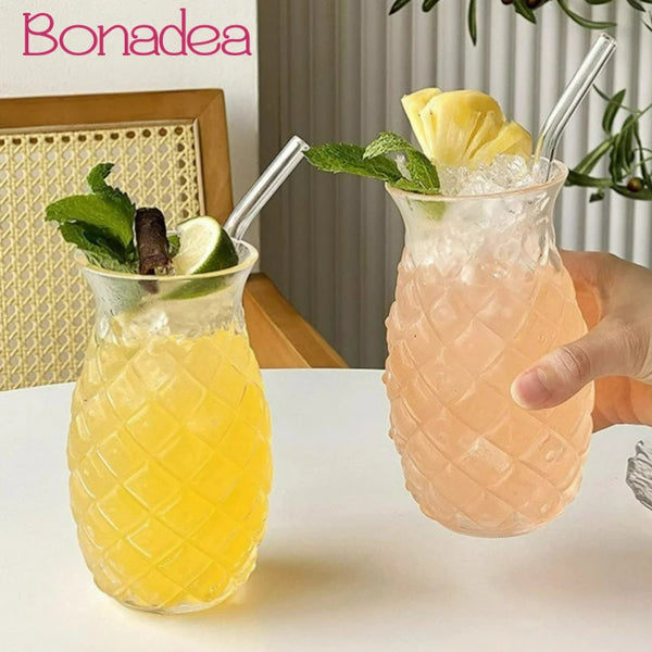 480Ml Pineapple Shaped Creative Drinking Glass