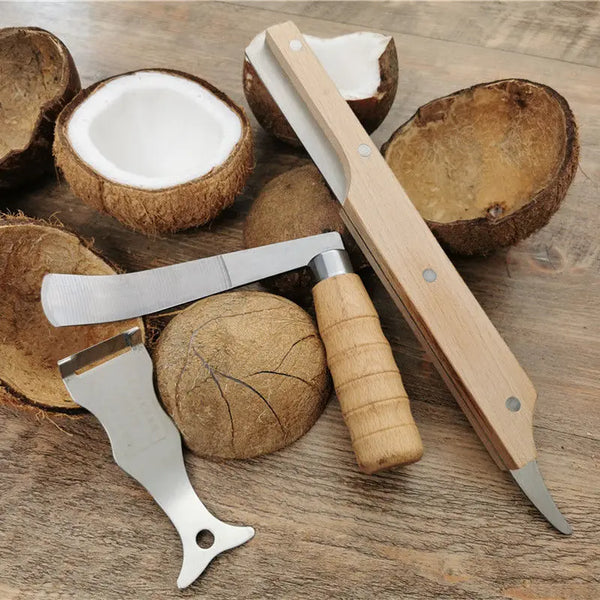 Coconut Opener / Double Ended Coconut Cutter