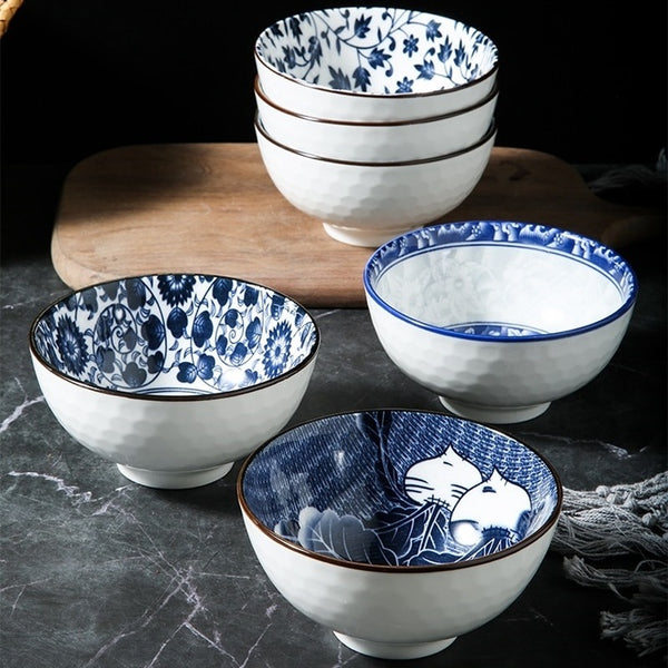 Retro style Ceramic Home small Rice bowl