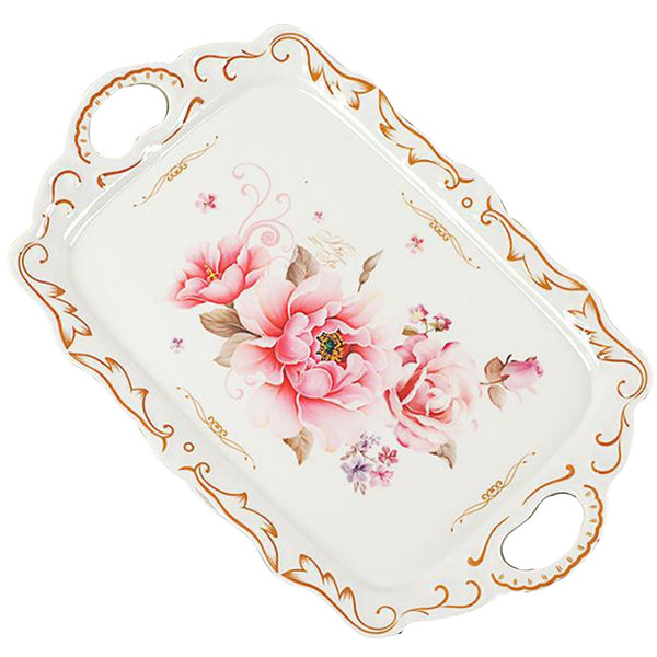 Porcelain Rectangular Snack Plates Multi-function